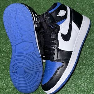 Nike Air Jordan 1 High Black Blue White Sneakers